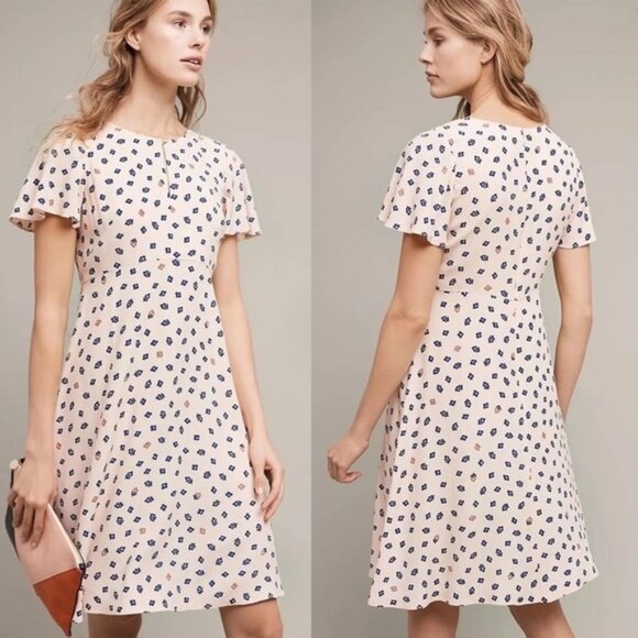 Maeve Dresses & Skirts - Maeve Geoplanes Floral Dress Size 10